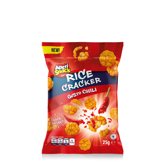 Rice Cracker gusto Chili da 25gr - Confezione da 20 pezzi