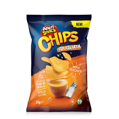 Aperi Snack Chips, Grigliata da 25g - Confezione da 40 pezzi