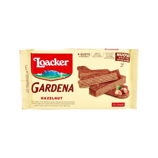 Loacker Gardena Hazelnut da 38gr - Confezione da 25 pezzi