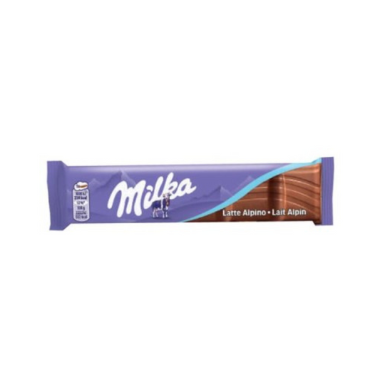 Milka barretta Latte Alpino da 45g - Confezione da 30 pezzi