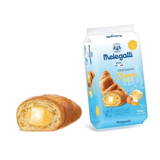 Melegatti Croissant alla crema da 50g - Confezione da 6 pezzi