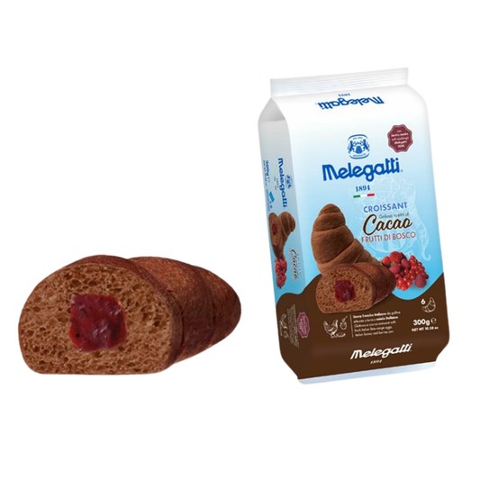 Melegatti Croissant cacao e frutti di bosco da 50g - Confezione da 6 pezzi