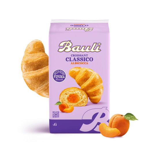 Bauli Croissant Albicocca da 50 gr - Confezione da 10 pezzi