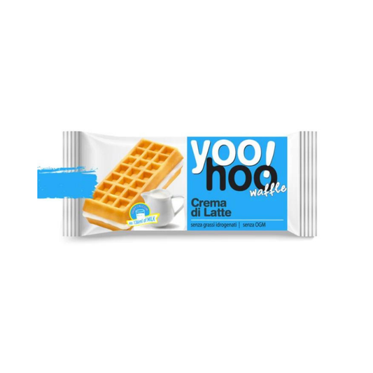 Yoohoo!, Waffle al latte da 50gr - Confezione da 12 pezzi