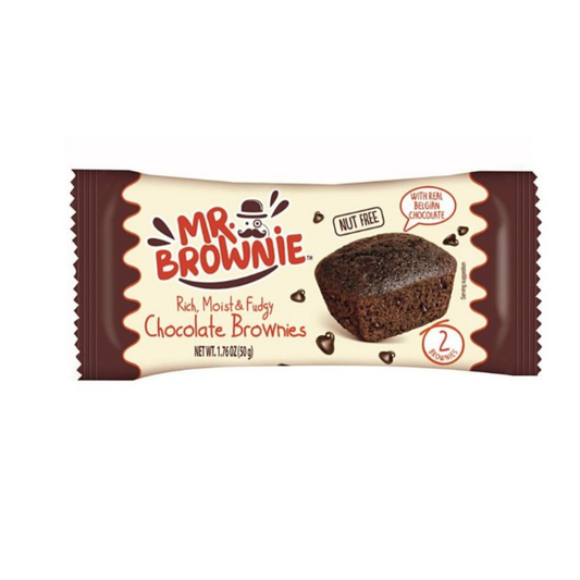 Mr. Brownie cioccolato da 50gr - Confezione da 30 pezzi