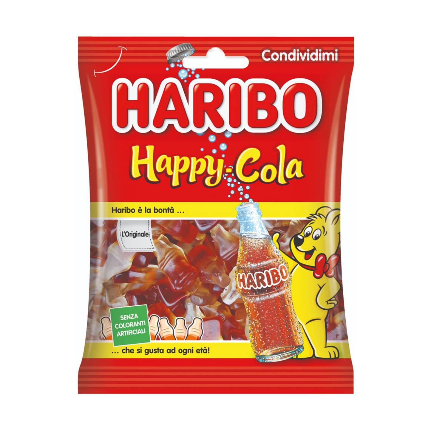 Haribo Happy Cola 90gr - Confezione da 30 pezzi