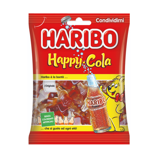 Haribo Happy Cola 90gr - Confezione da 30 pezzi