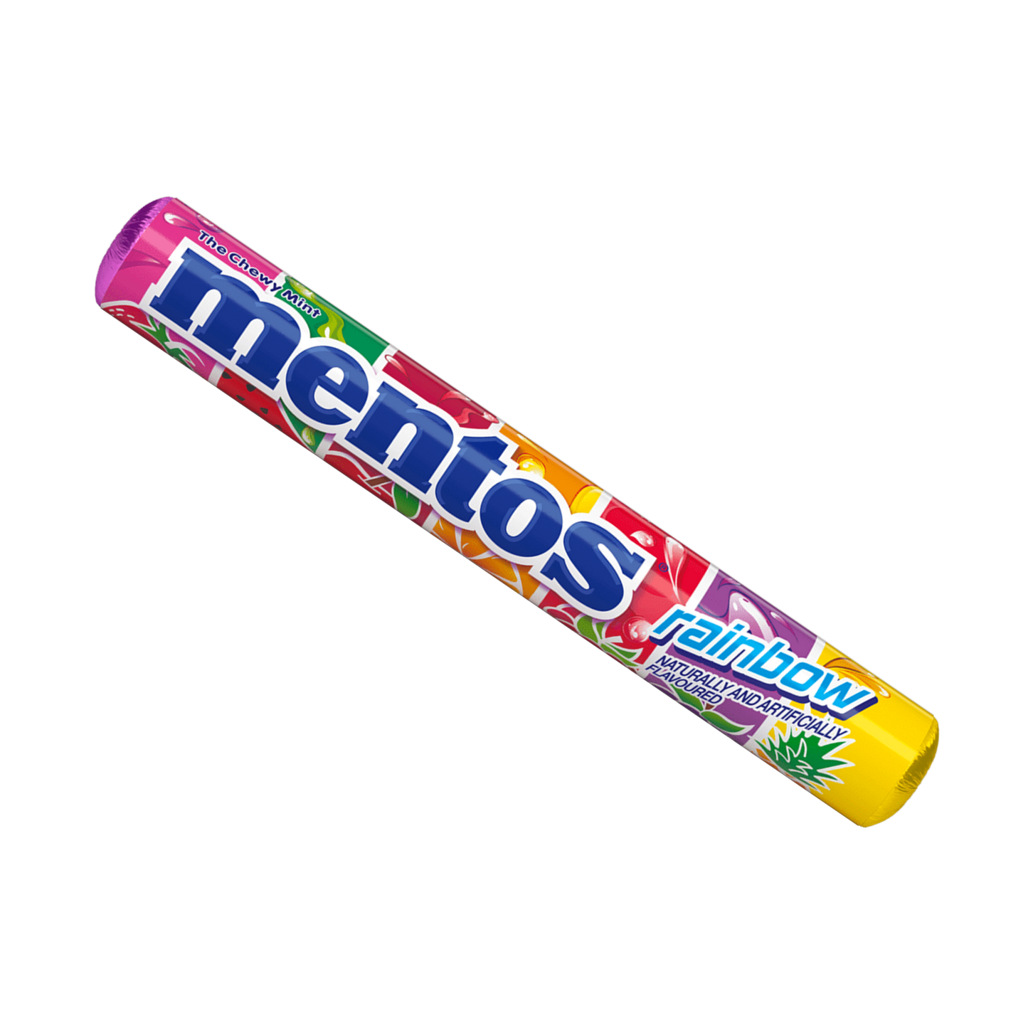 Mentos rainbow, confetti di caramelle alla frutta- Confezione da 24 pezzi