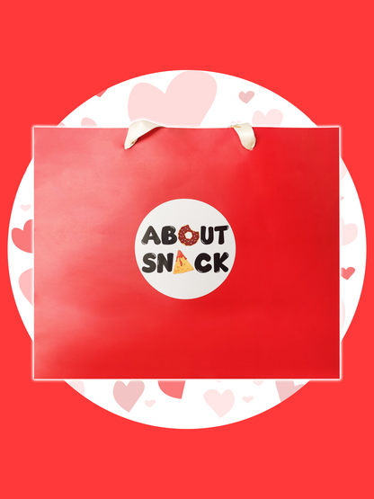 💝 Love's Bag 💝 , busta dell'amore con almeno 20 snack dolci più un bigliettino personalizzabile