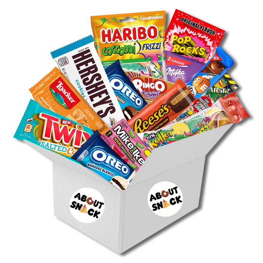 Sweet box da almeno 20 pezzi di snack dolci e caramelle 🧁🍬