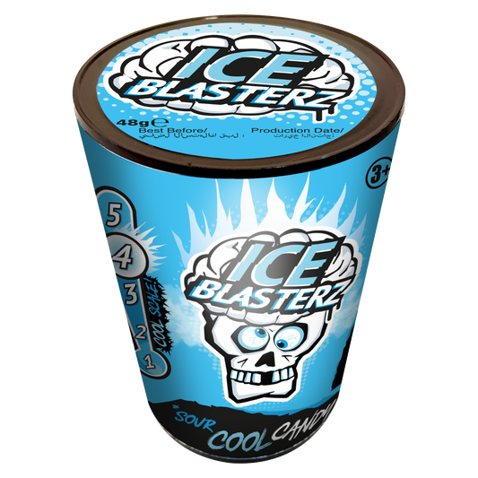 Ice Blasterz Super Sour Cool Candy - Caramelle vari gusti super aspre da 48 gr