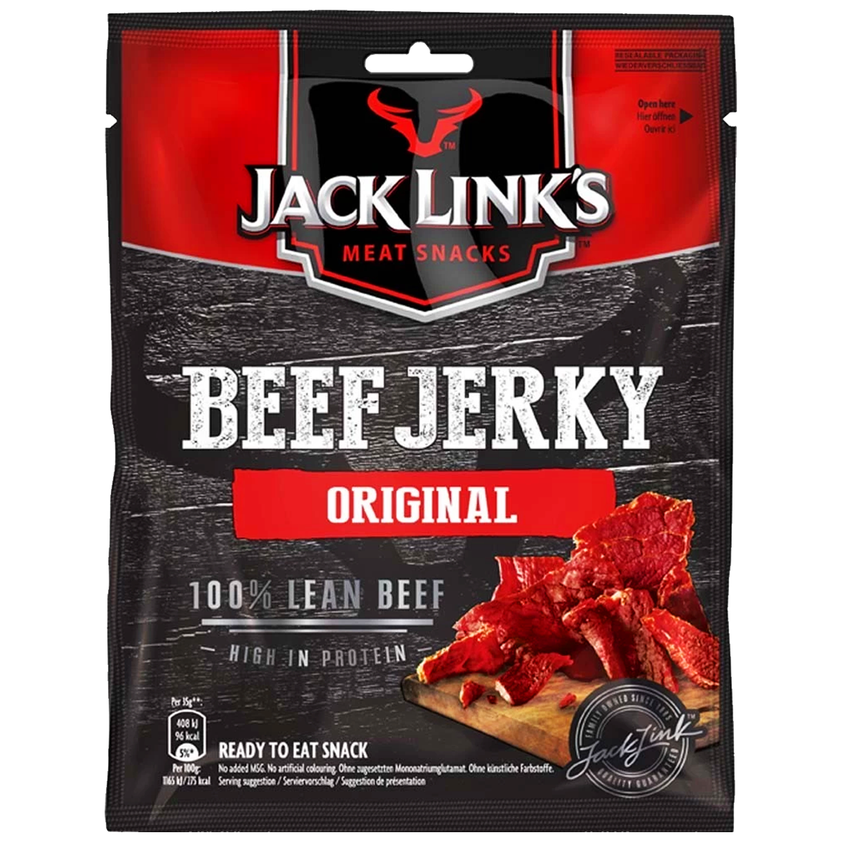 Jack Link’s  Original, carne secca gusto original da 25g