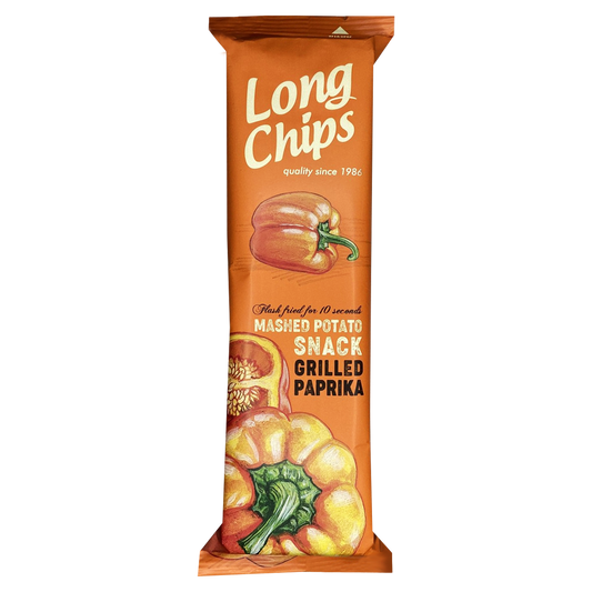 Long Chips Grilled Paprika, patatine lunghe alla paprika da 75g