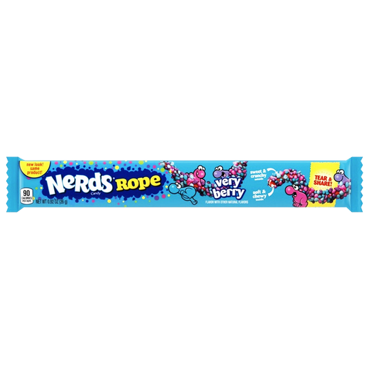 Wonka Nerd Rope Very Berry, caramella al gusto di bacche selvatiche da 26g