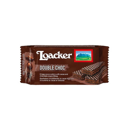 Loacker Double Choc da 45gr - Confezione da 25 pezzi