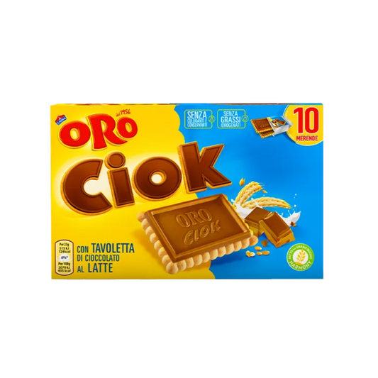 Oro Ciok, 2 tavolette di cioccolato al latte da 25gr - Confezione da 30 pezzi