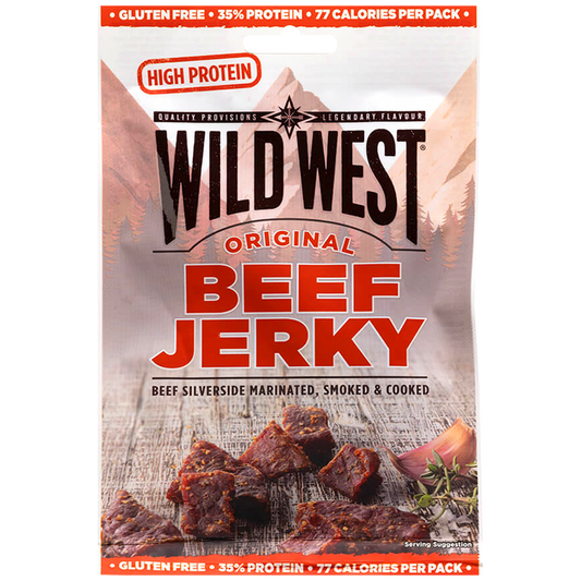 Wild West Original Beef Jerky, carne di manzo secca da 25g